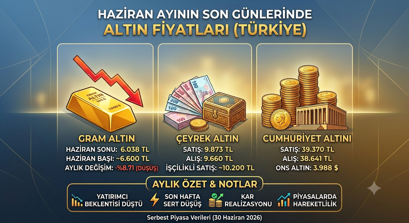 Altın Fiyatları (30 Haziran 2026)