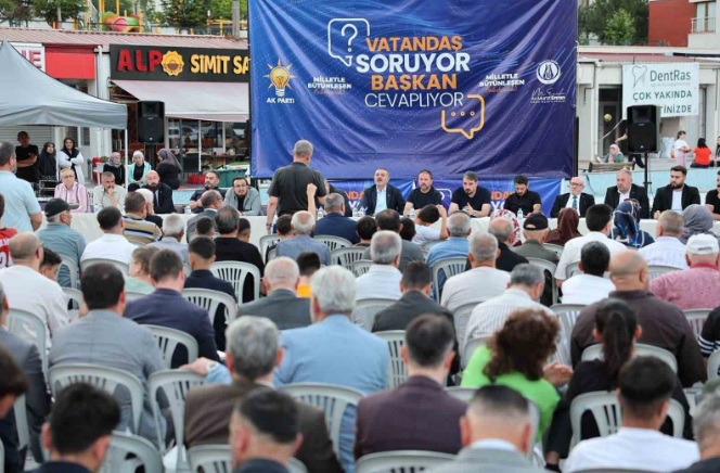 Başkan Murat Ercan Saraycık Mahallesi’nde Vatandaşlarla Buluştu