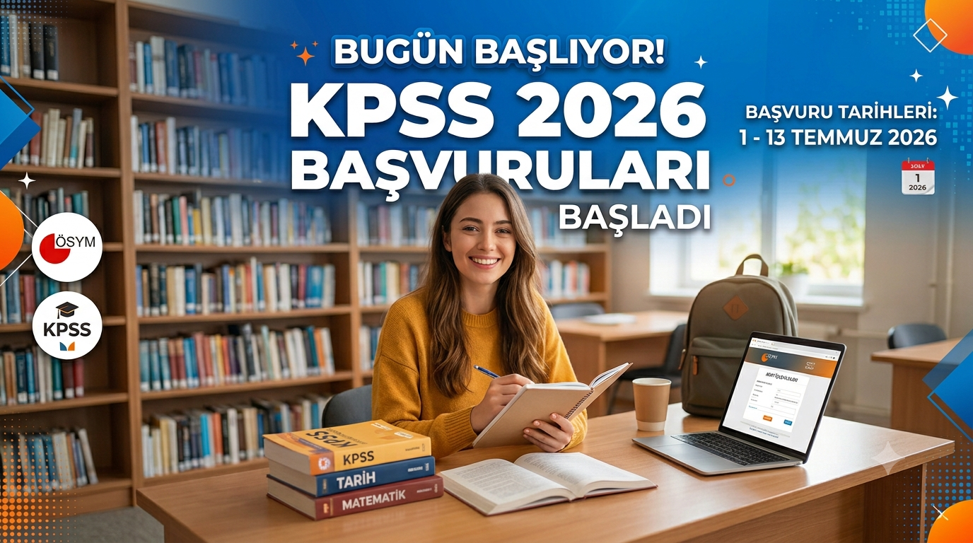 KPSS Başvuru Süreci Bugün Başladı