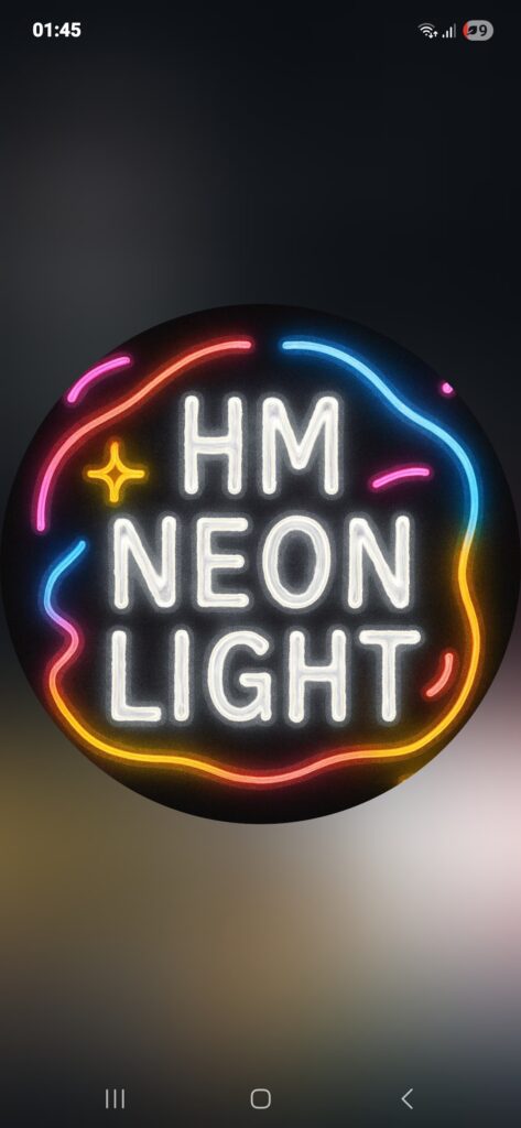 HM Neon Led Tabela