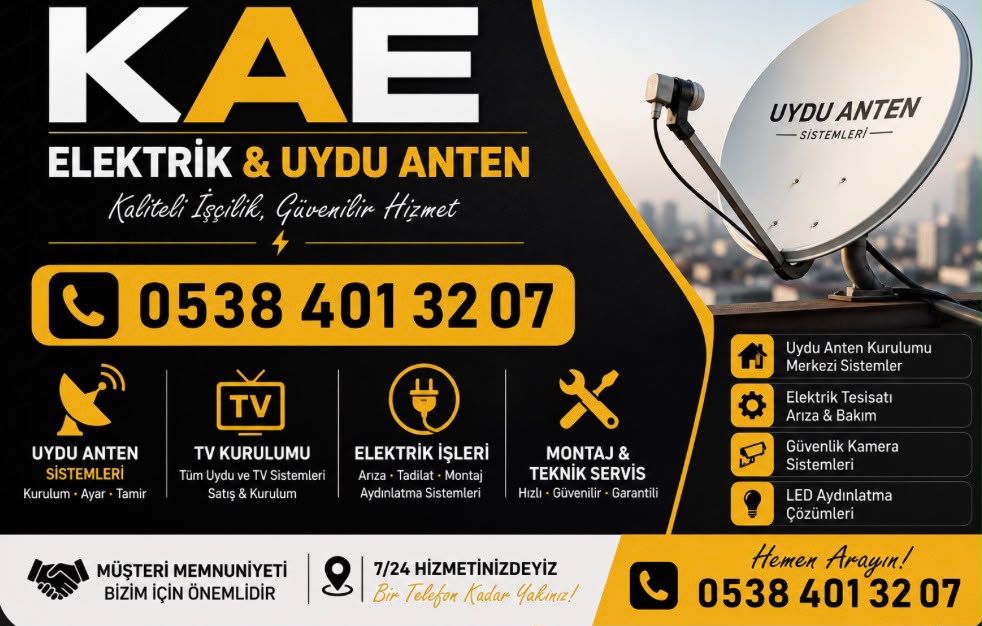 Elektrik Elektronik Tv Çanak Anten Merkezi Uydu Sistemleri