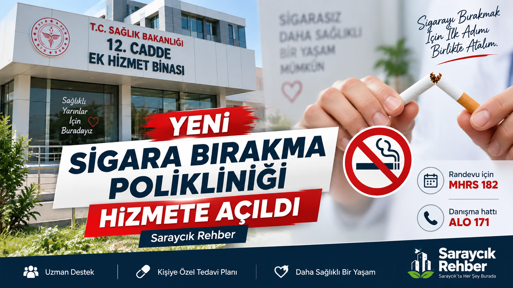 Yeni Sigara Bırakma Polikliniği Hizmete Açıldı | Saraycık Rehber